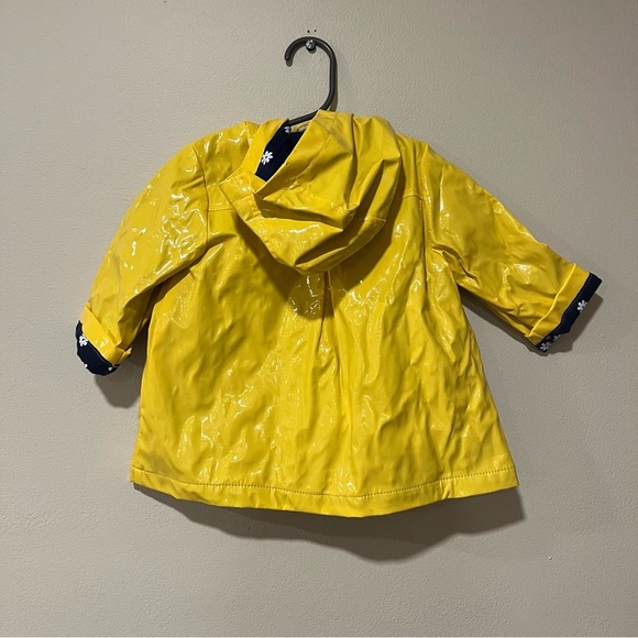 Vibrant Yellow Raincoat with Hood - Picture 8 of 9